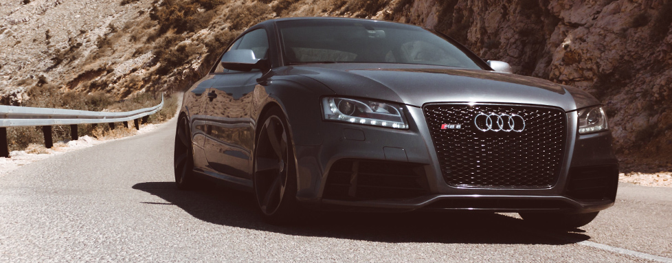 An image of an Audi car, one of many brands services by FRM Automotive